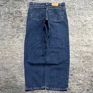 Vintage 90s Levi's 550 Jeans Relaxed Fit Tapered Leg Mens 36x30 Blue Denim